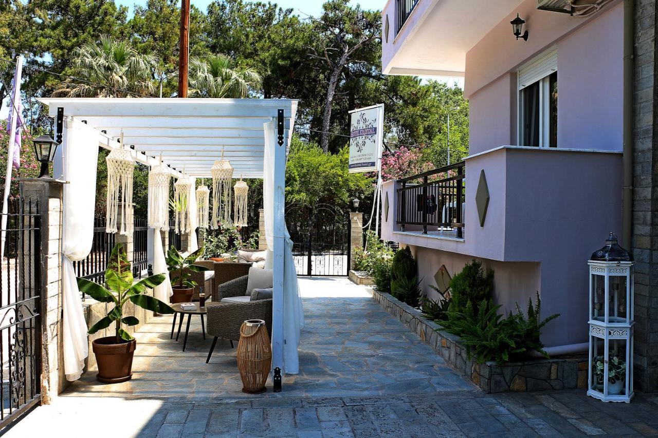Kristal Hotel Prínos Buitenkant foto